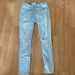 Blanqi maternity jeans.